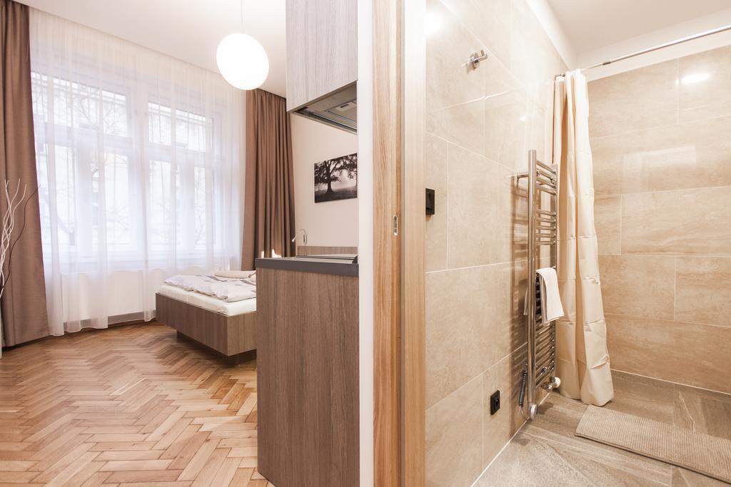 Manesova Astra Apartment プラハ 部屋 写真